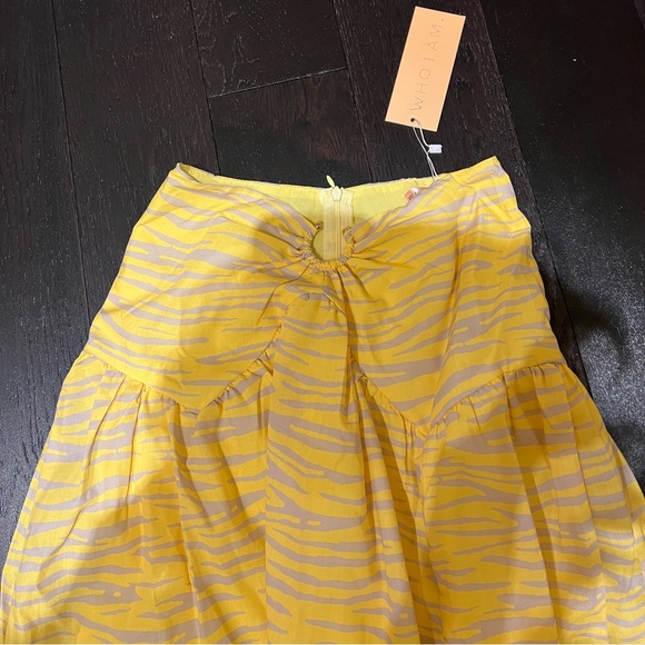 Yellow maxi skirt set - Picture 8 of 9